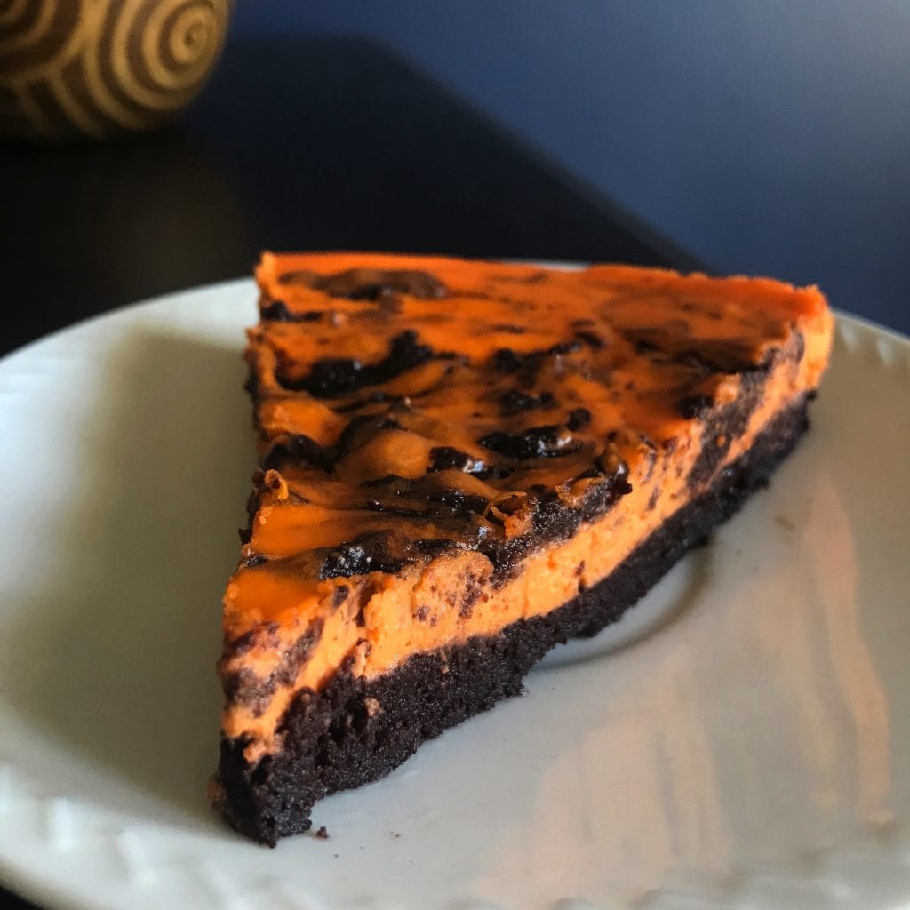 Keto halloween hapje: Brownie cheesecake